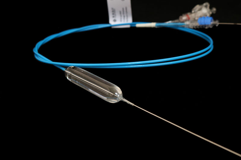 What are the characteristics of wireguided balloon dilatation catheter